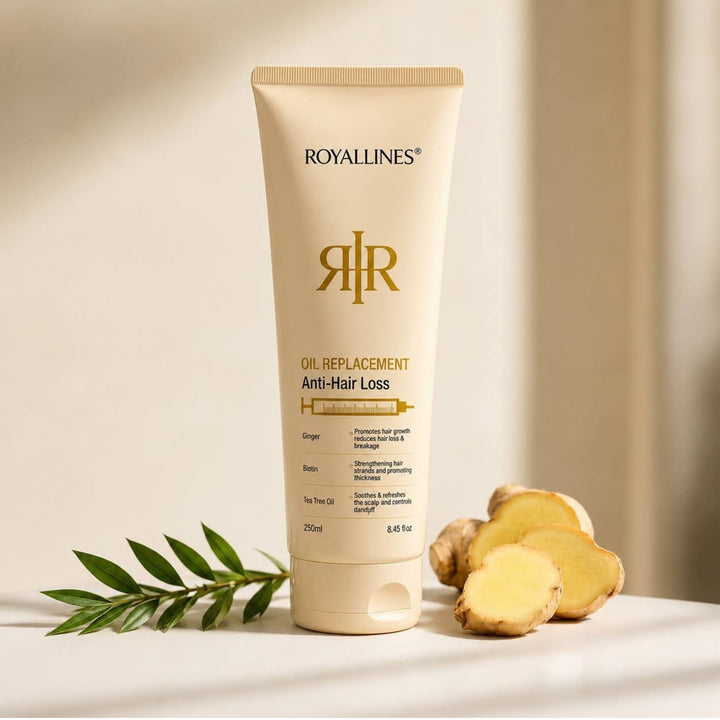 ROYAL LINES Anti Hair Loss Treatment | Biotin & Ginger Formula 250ml