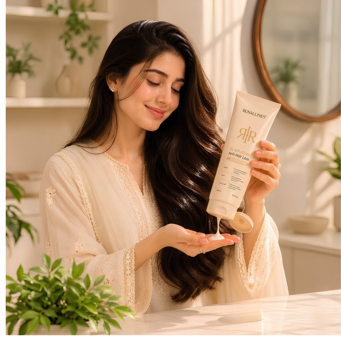 ROYAL LINES Anti Hair Loss Treatment | Biotin & Ginger Formula 250ml