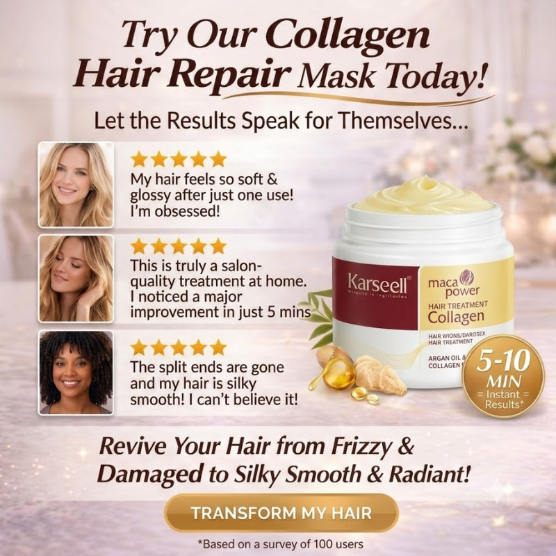karseell Collagen Hair Mask | Get Beautiful Hair Every Day